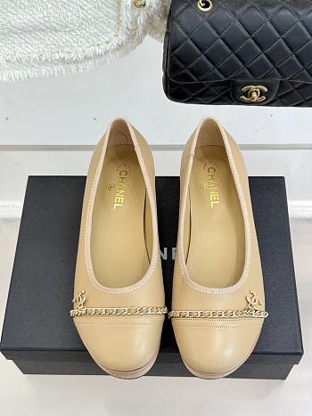 Chanel beige ballet flats - 01