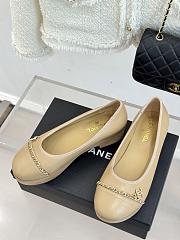 Chanel beige ballet flats - 01 - 5