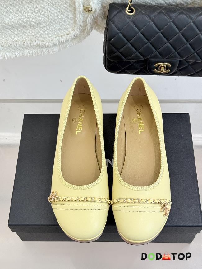 Chanel beige ballet flats - 02 - 1