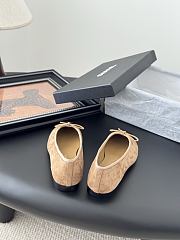 Chanel brown suede ballet flats - 4