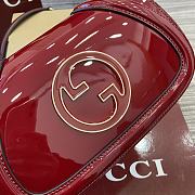 Gucci Crossbody Patent Leather Red Bag size 21.5x11x8cm - 4