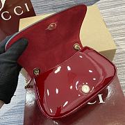 Gucci Crossbody Patent Leather Red Bag size 21.5x11x8cm - 2