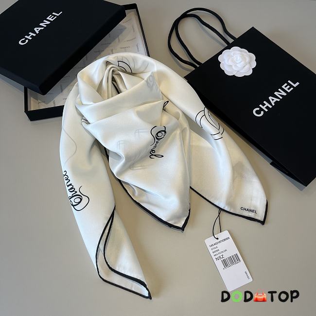 Chanel Scarf logo - 013 - 1
