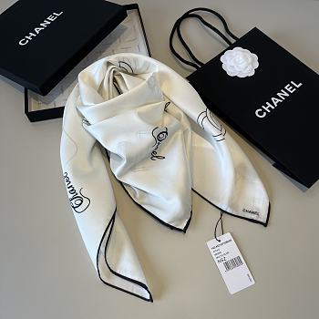 Chanel Scarf logo - 013