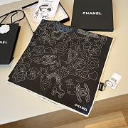 Chanel Scarf logo - 014 - 4