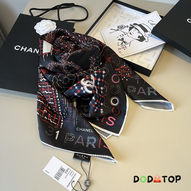 Chanel Scarf logo - 016 - 1