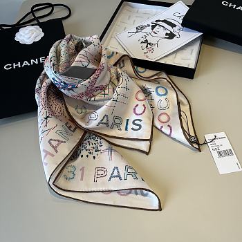 Chanel Scarf logo - 017