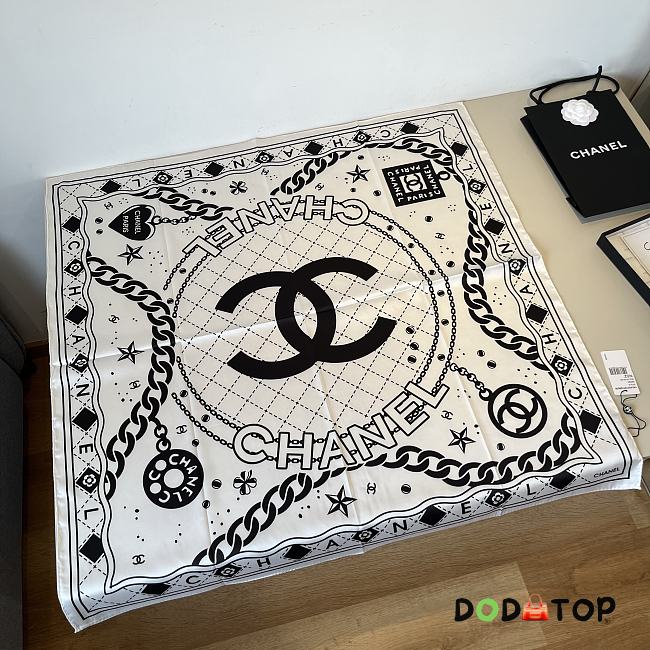 Chanel Scarf logo - 020 - 1