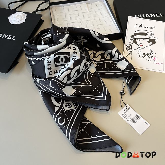Chanel Scarf logo - 021 - 1