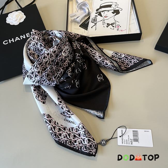 Chanel Scarf logo - 022 - 1