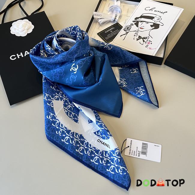 Chanel Scarf logo - 023 - 1