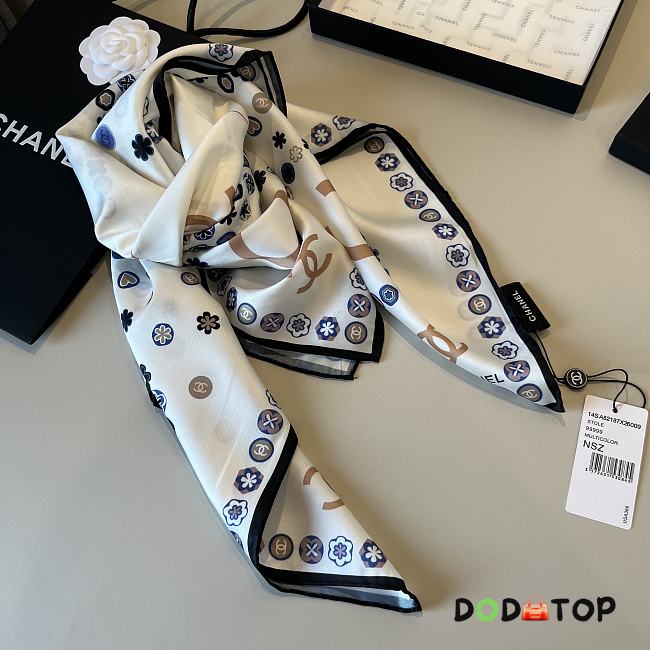 Chanel Scarf logo - 025 - 1