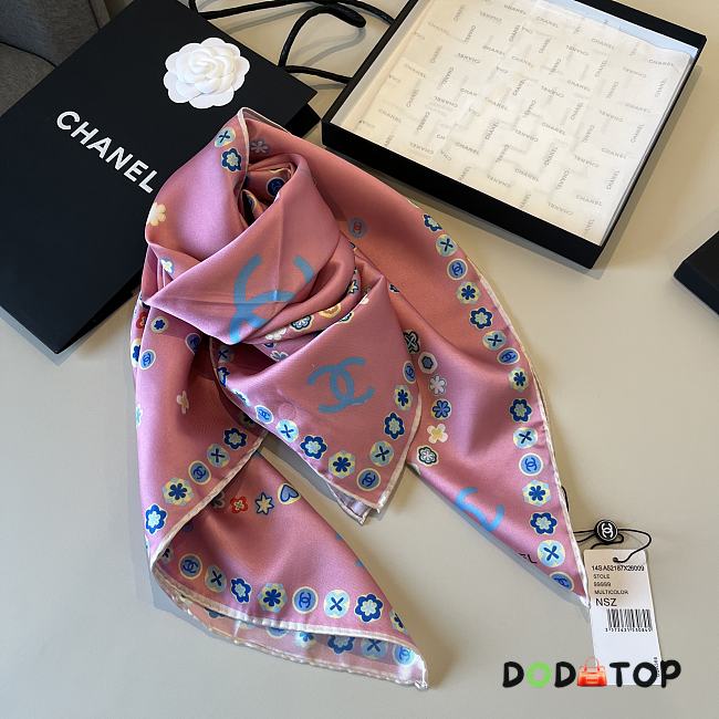 Chanel Scarf logo - 026 - 1