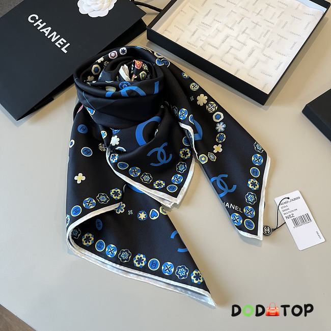 Chanel Scarf logo - 027 - 1