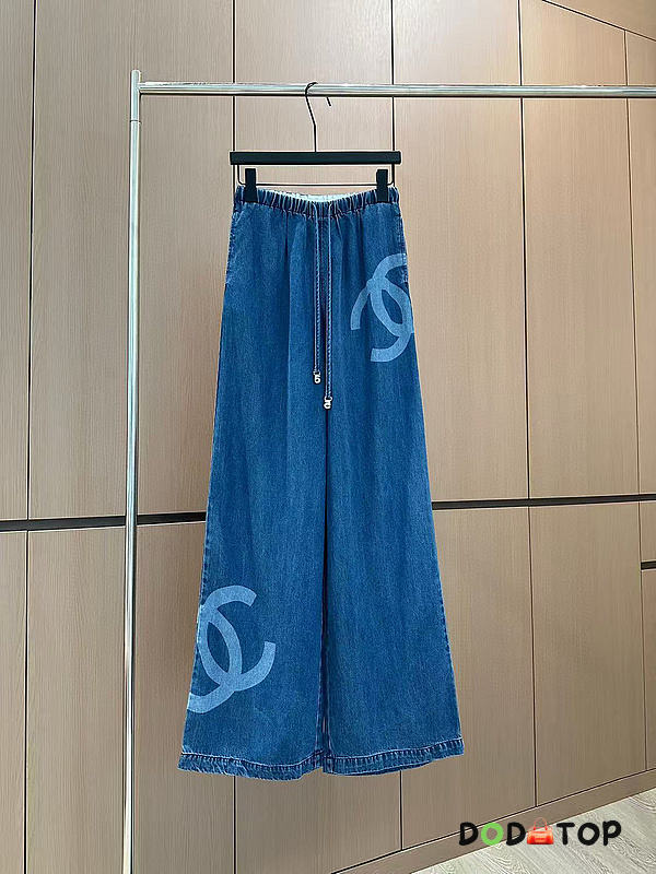 Chanel Elastic waistband jeans - 1