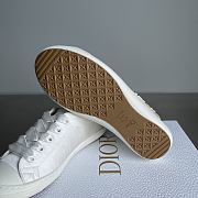 Dior Lucky Sneaker White Crinkled Patent Calfskin - 5