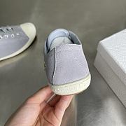 Dior Lucky Sneaker White Crinkled Patent Calfskin blue - 5