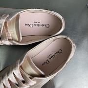 Dior Lucky Sneaker White Crinkled Patent Calfskin bronze - 4