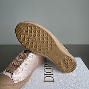 Dior Lucky Sneaker White Crinkled Patent Calfskin bronze - 3
