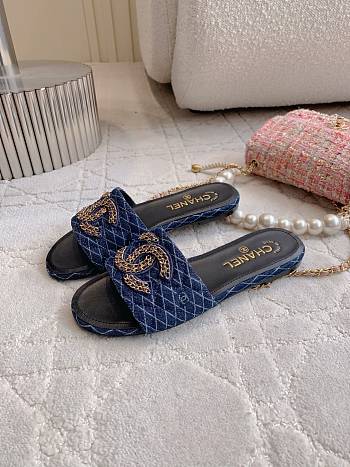 Chanel slides black - 03