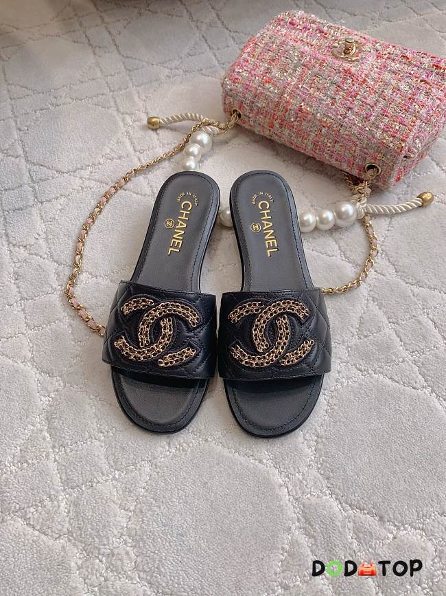 Chanel slides black - 04 - 1