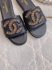 Chanel slides black - 04 - 2