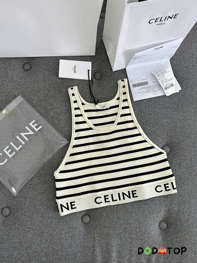 Croptop Celine white - 1
