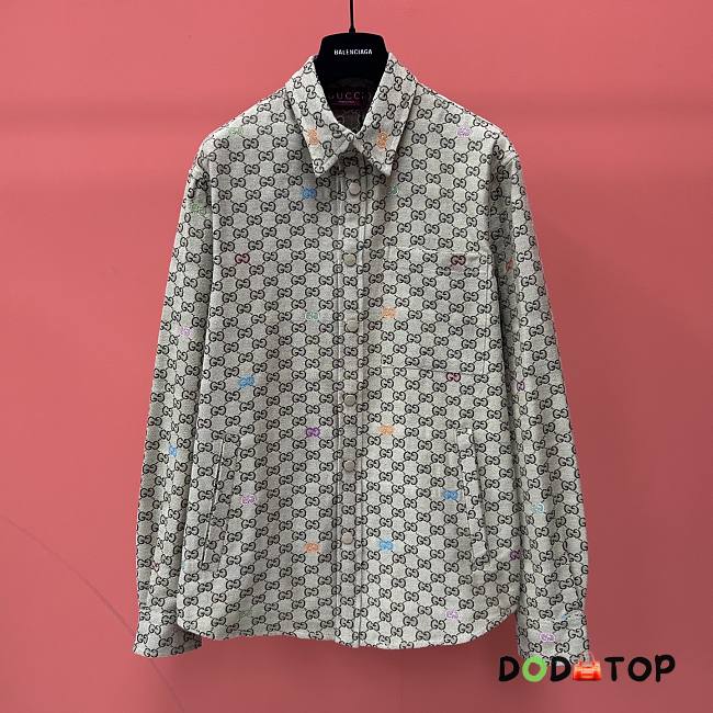 Gucci Men's Long-sleeve shirt gray - 1