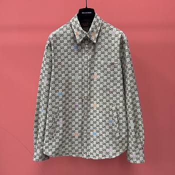 Gucci Men's Long-sleeve shirt gray