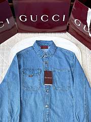 Gucci Men's Long-sleeve shirt denim - 6