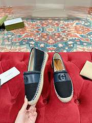 Gucci Men's GG denim espadrilles in blue - 5