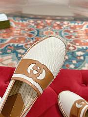 Gucci Men's GG denim espadrilles in beige - 3