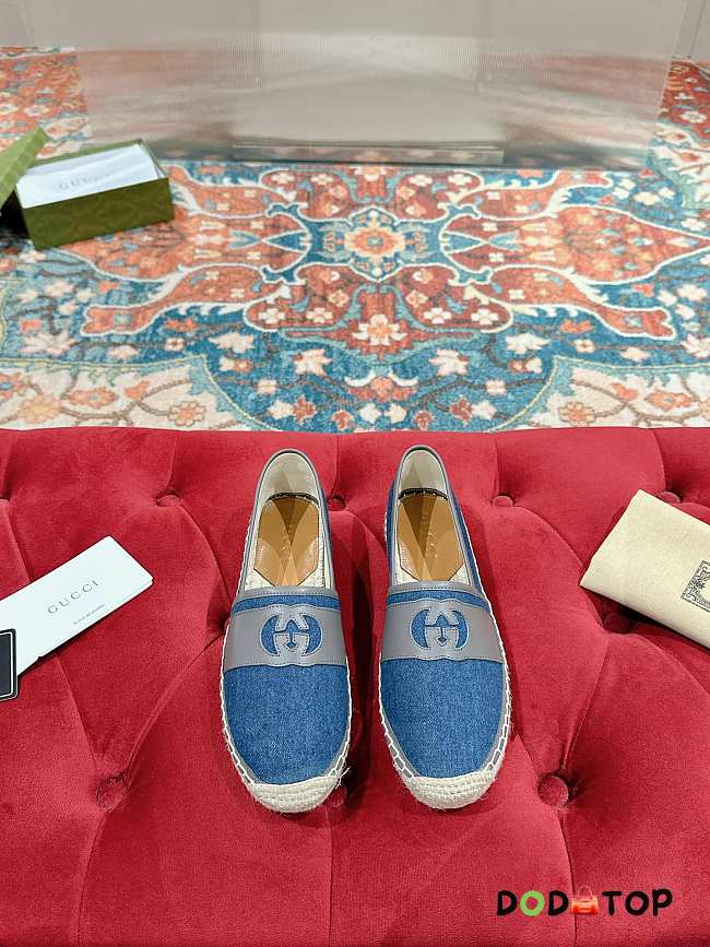Gucci Men's GG denim espadrilles - 03 - 1