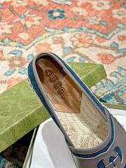 Gucci Men's GG denim espadrilles - 03 - 6
