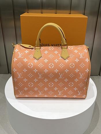 Louis Vuitton Speedy P9 Bandoulière 40 Pastel orange M24418 bag size 40x 26 x23 cm