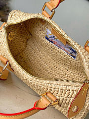 Louis Vuitton Speedy Bandoulière Raffia bag size 25 × 15 × 11 cm - 4