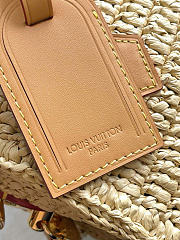 Louis Vuitton Speedy Bandoulière Raffia bag size 25 × 15 × 11 cm - 2