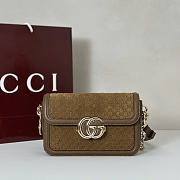 GG Monogram brown bag size 21.5x14x9cm - 1