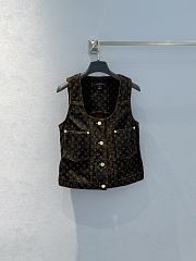 LV Denim top with monogram print - 1