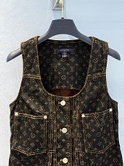 LV Denim top with monogram print - 5