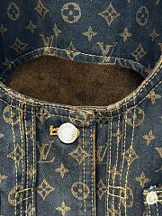 LV Denim top with monogram print - 3