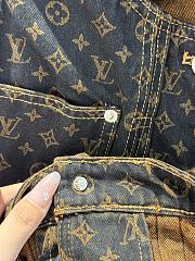 LV Denim top with monogram print - 2