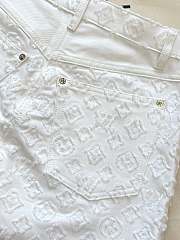 LV women's shorts white - 3