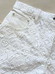 LV women's shorts white - 2