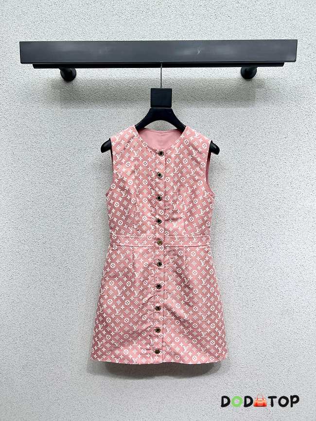 Louis Vuitton dress pink - 1