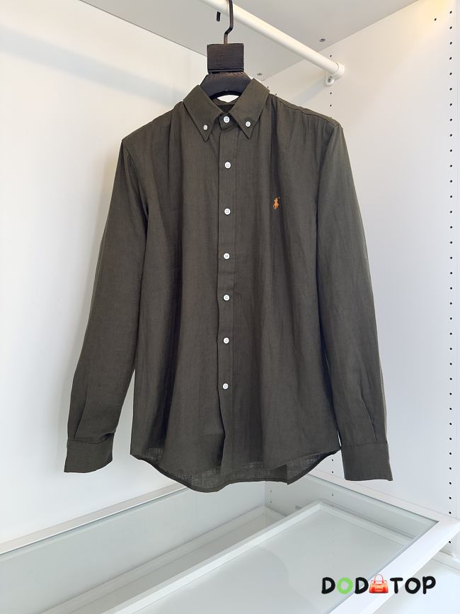 Polo Ralph Lauren Polo Pony linen shirt - Unisex design - 02 - 1