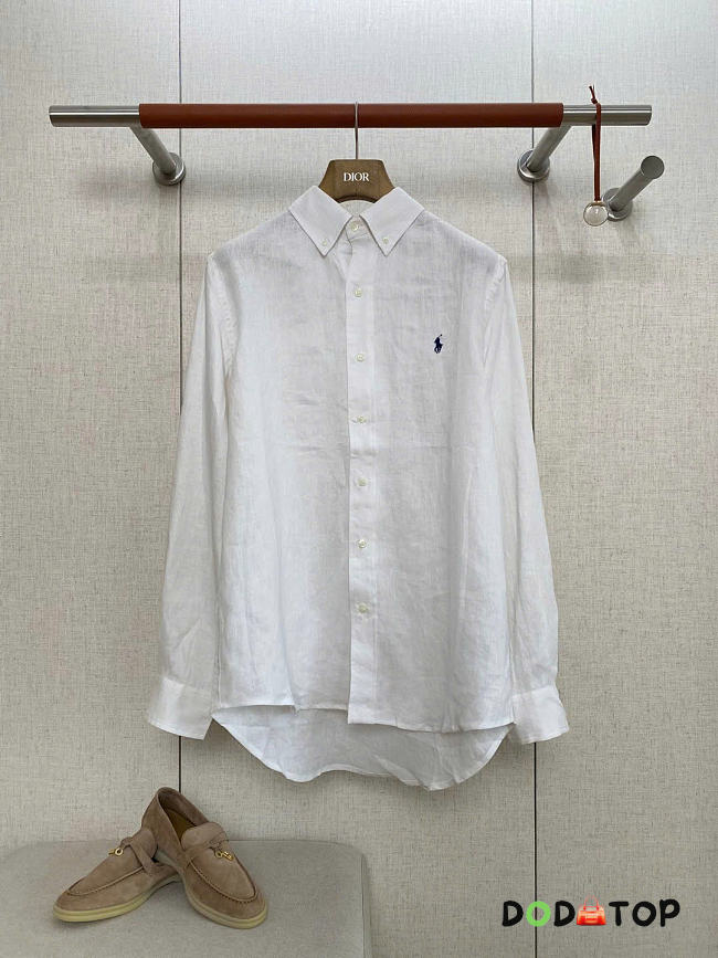 Polo Ralph Lauren Polo Pony linen shirt - Unisex design - 04 - 1