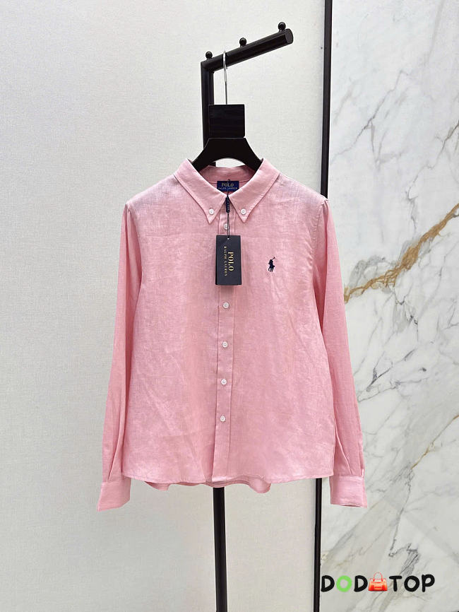Polo Ralph Lauren Polo Pony linen shirt - Unisex design - 05 - 1