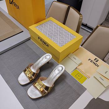 Fendi FFold gold leather  