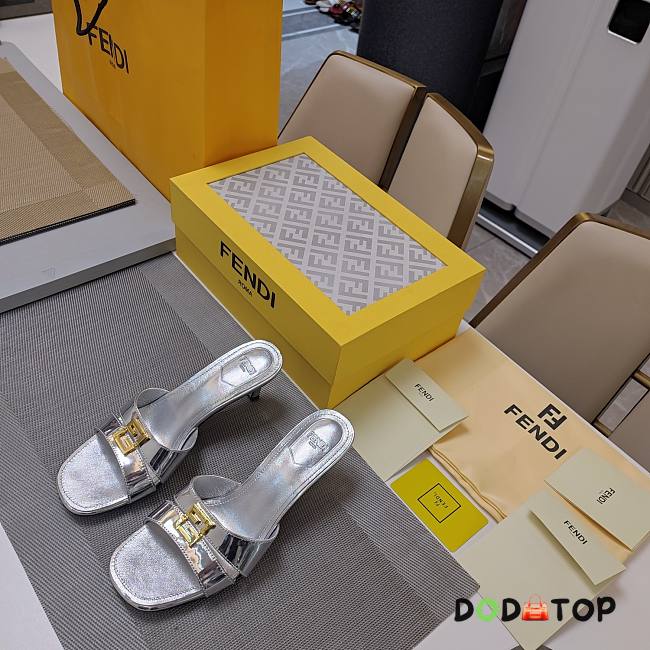 Fendi FFold silver leather - 1